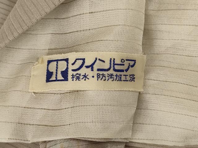 平和屋着物＊夏物 小紋 絽 流水草花文 正絹 逸品 AABD4502jd