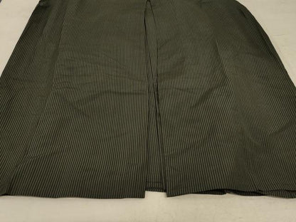平和屋着物＊夏物 男性 行灯袴 縞 正絹 逸品 AABD4509jd