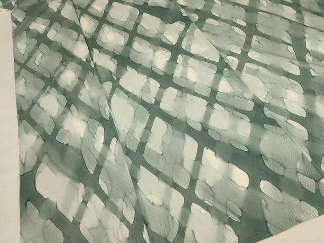 平和屋着物＊夏物 小紋 絽 霞文 正絹 逸品 AABD4519jd