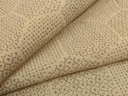 平和屋着物＊夏物 小紋 紗 亀甲柄 正絹 逸品 AABD4525jd