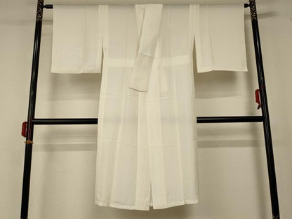 平和屋着物＊夏物 長襦袢 絽 鳥の子色 正絹 逸品 AABD4532jd