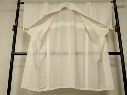 平和屋着物＊夏物 長襦袢 絽 鳥の子色 正絹 逸品 AABD4532jd
