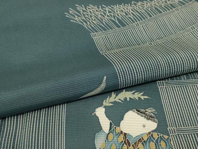 平和屋着物＊夏物 訪問着 絽 童子 正絹 逸品 未使用 AABD4542jd