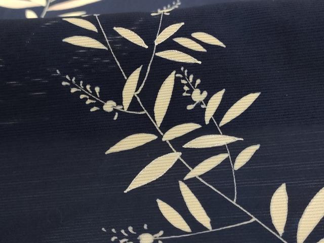 平和屋着物＊夏物 訪問着 絽 草花文 銀彩 正絹 逸品 AABD4548jd