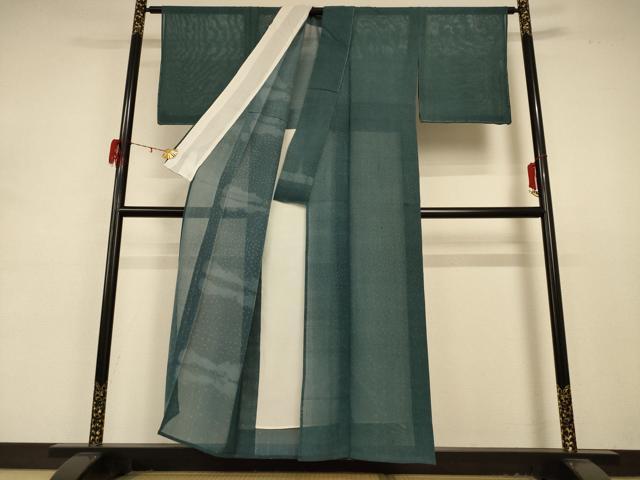 平和屋着物＊夏物 小紋 絽 霞文 正絹 逸品 AABD4550jd