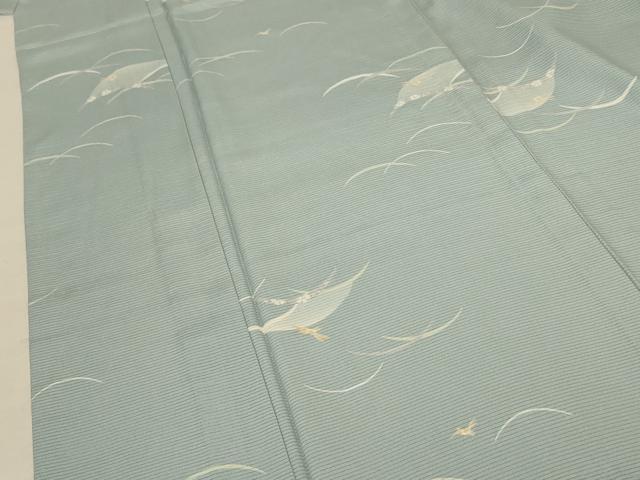 平和屋着物＊夏物 小紋 絽 芝文 やまと誂製 正絹 逸品 AABD4553jd