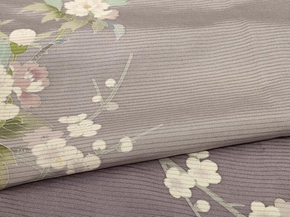 平和屋着物＊夏物 訪問着 絽 草花文 暈し染め 正絹 逸品 AABD4555jd