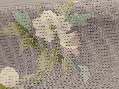 平和屋着物＊夏物 訪問着 絽 草花文 暈し染め 正絹 逸品 AABD4555jd