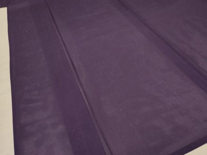 平和屋着物＊夏物 色無地 絽 黒紅色 正絹 逸品 AABD4567jd
