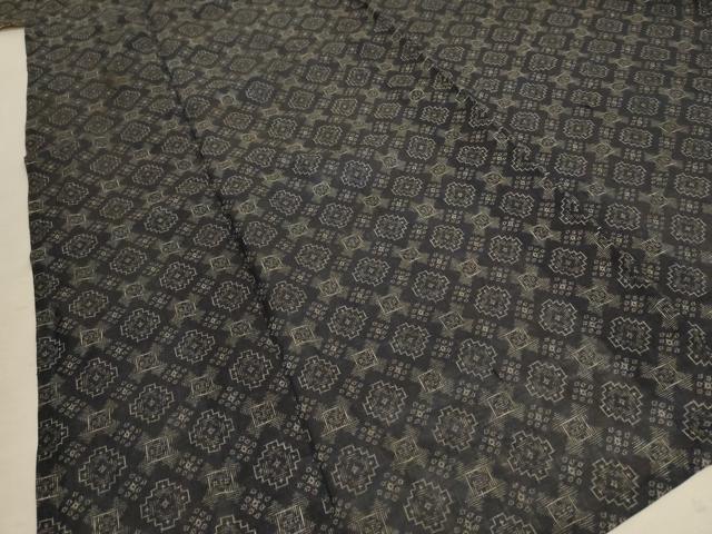 平和屋着物＊夏物　上布　幾何学文様　麻　逸品　AABD4574jd 平和屋着物＊夏物 上布 幾何学文様 麻 逸品 AABD4574jd