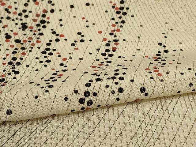 平和屋着物＊夏物 訪問着 縦絽 作家物 霞文 正絹 逸品 AABD4584jd
