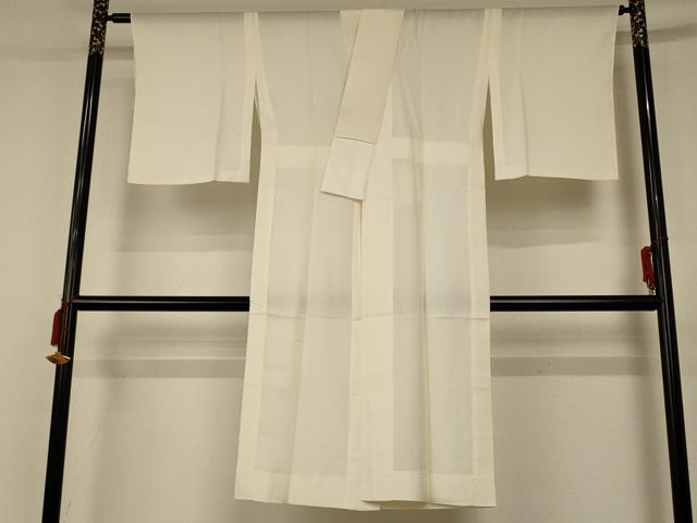 平和屋着物＊夏物 長襦袢 絽 鳥の子色 正絹 逸品 AABD4588jd