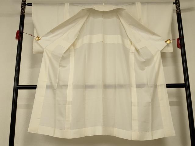 平和屋着物＊夏物 長襦袢 絽 鳥の子色 正絹 逸品 AABD4588jd