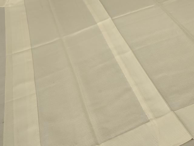 平和屋着物＊夏物 長襦袢 絽 鳥の子色 正絹 逸品 AABD4588jd