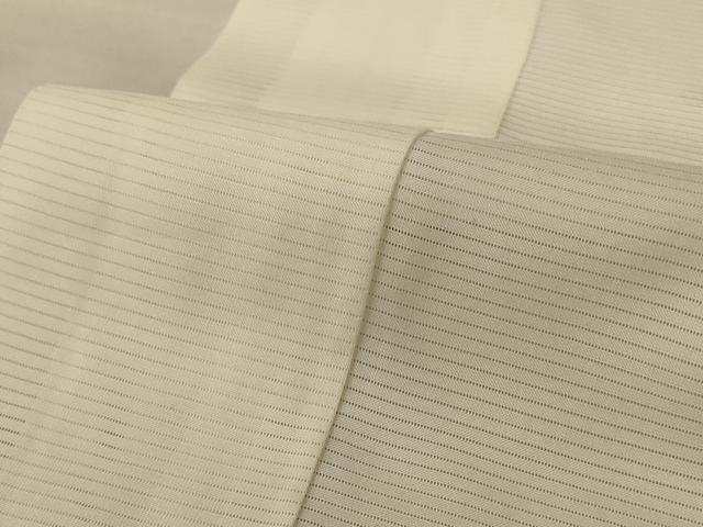 平和屋着物＊夏物 長襦袢 絽 鳥の子色 正絹 逸品 AABD4588jd