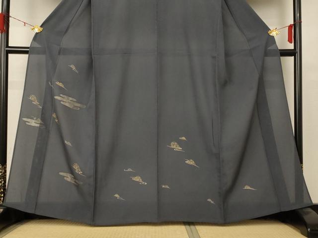 平和屋着物＊夏物 訪問着 絽 片輪車文 金彩 正絹 逸品 AABD4591jd