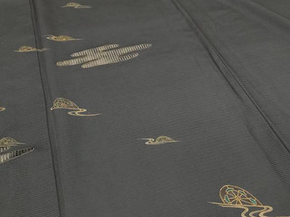 平和屋着物＊夏物 訪問着 絽 片輪車文 金彩 正絹 逸品 AABD4591jd