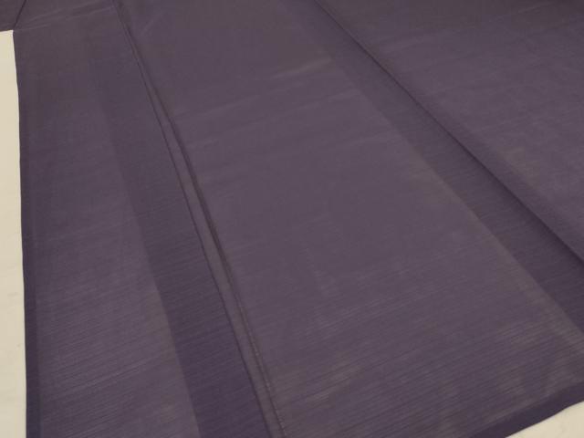 平和屋着物＊夏物 色無地 絽 濃鼠色 正絹 逸品 AABD4595jd