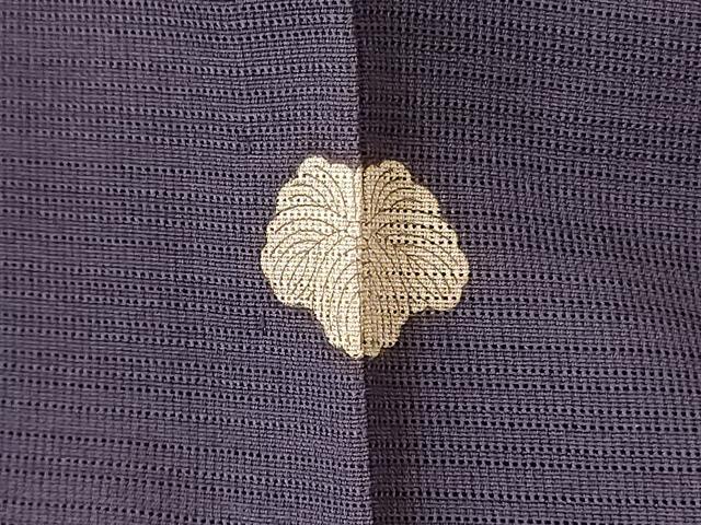 平和屋着物＊夏物 色無地 絽 濃鼠色 正絹 逸品 AABD4595jd