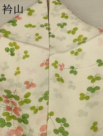 平和屋着物＊夏物 小紋 絽 萩文 正絹 逸品 AABD4596jd