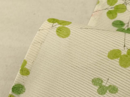 平和屋着物＊夏物 小紋 絽 萩文 正絹 逸品 AABD4596jd