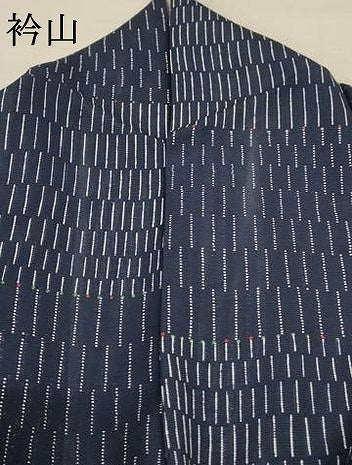 平和屋着物＊夏物 小紋 絽 変わり縞 正絹 逸品 AABD4605jd