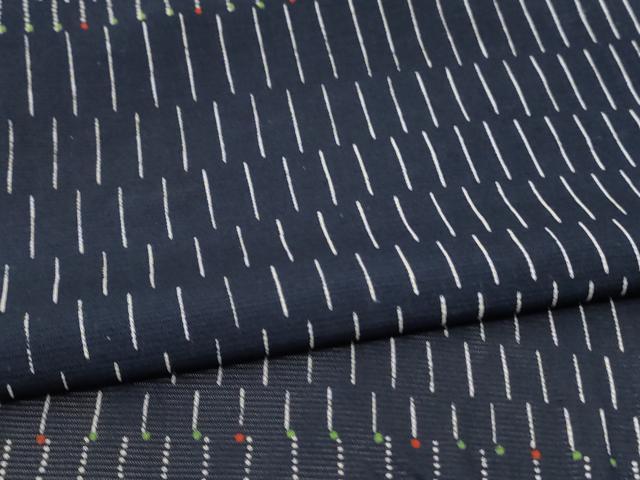 平和屋着物＊夏物 小紋 絽 変わり縞 正絹 逸品 AABD4605jd