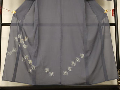平和屋着物＊夏物 訪問着 絽 色紙草花文 金彩 正絹 逸品 AABD4606jd