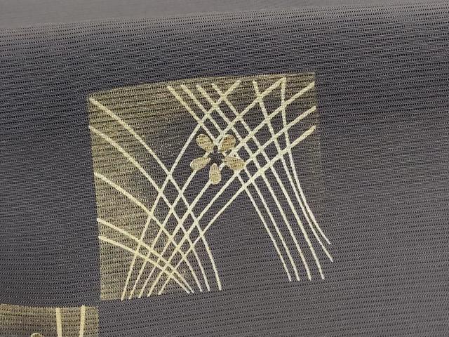 平和屋着物＊夏物 訪問着 絽 色紙草花文 金彩 正絹 逸品 AABD4606jd
