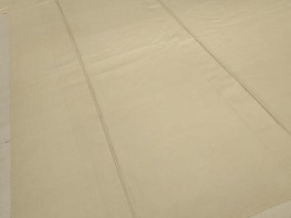 平和屋着物＊夏物 色無地 紗 紬地 枯色 正絹 逸品 AABD4609jd