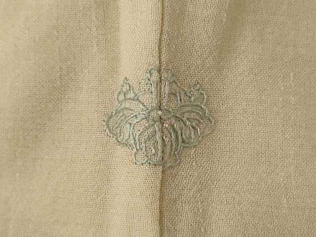 平和屋着物＊夏物 色無地 紗 紬地 枯色 正絹 逸品 AABD4609jd