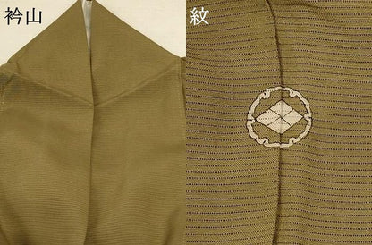 平和屋着物＊夏物 色無地 絽 路考茶色 正絹 逸品 AABD4614jd