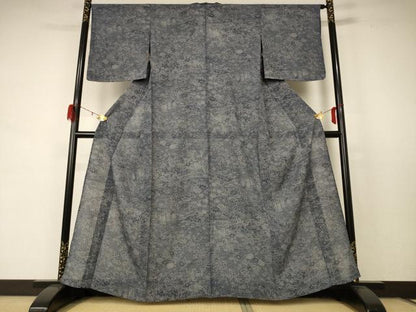 平和屋着物＊夏物 江戸小紋 絽 花鳥文 正絹 逸品 未使用 AABD4619jd