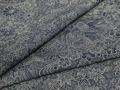 平和屋着物＊夏物 江戸小紋 絽 花鳥文 正絹 逸品 未使用 AABD4619jd