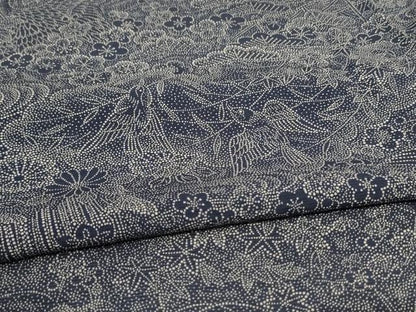 平和屋着物＊夏物 江戸小紋 絽 花鳥文 正絹 逸品 未使用 AABD4619jd