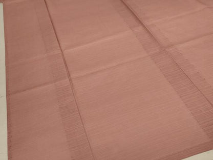 平和屋着物＊夏物 色無地 絽 ときがら茶色 正絹 逸品 AABD4621jd