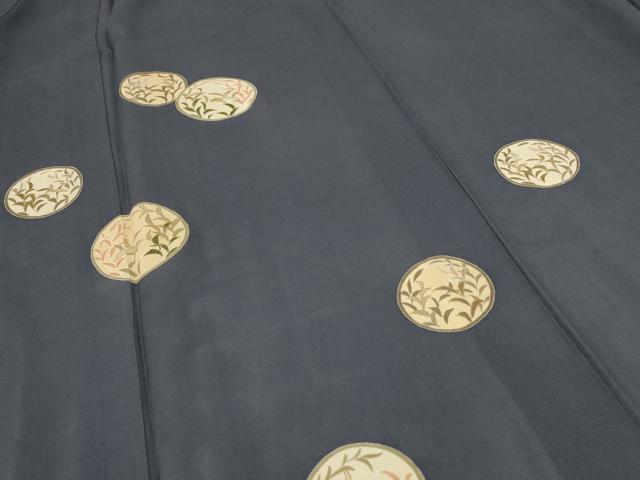 平和屋着物＊夏物 訪問着 絽 草葉丸文 金彩 正絹 逸品 AABD4627jd