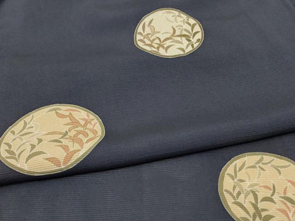 平和屋着物＊夏物 訪問着 絽 草葉丸文 金彩 正絹 逸品 AABD4627jd