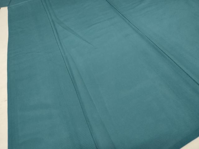 平和屋着物＊夏物 色無地 絽 青碧色 正絹 逸品 AABD4638jd