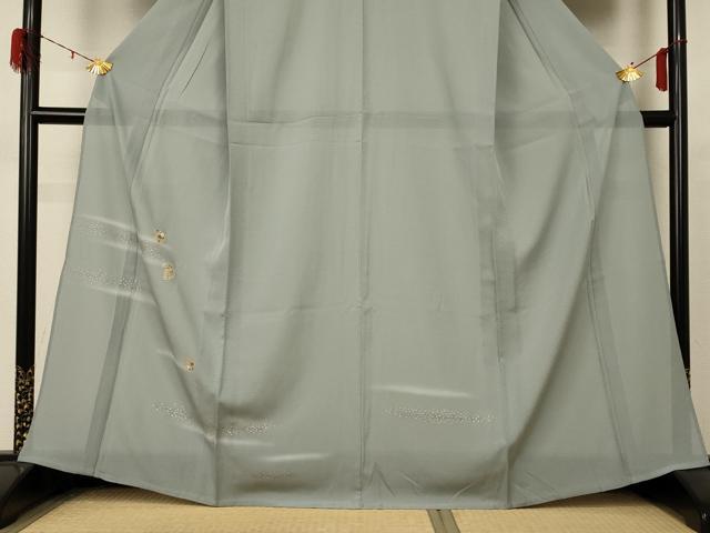 平和屋着物＊夏物 訪問着 絽 花丸文 金銀彩 正絹 逸品 未使用 AABD4641jd
