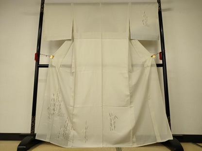 平和屋着物＊夏物 訪問着 絽 草花文 正絹 逸品 AABD4642jd