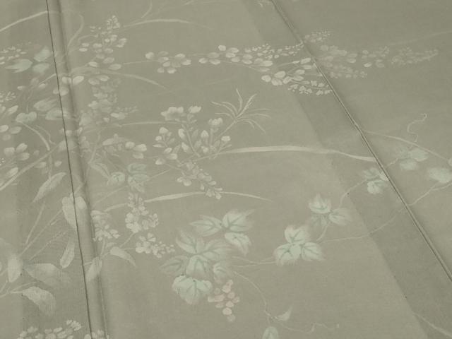 平和屋着物＊夏物 訪問着 紗 草花文 正絹 逸品 AABD4644jd