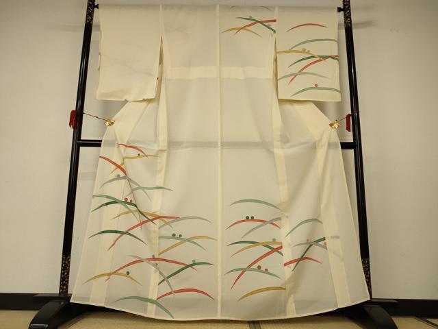 平和屋着物＊夏物 訪問着 絽 芝文 正絹 逸品 AABD4649jd