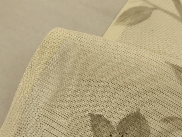 平和屋着物＊夏物 小紋 絽 手描き 枝花文 正絹 逸品 AABD4657jd
