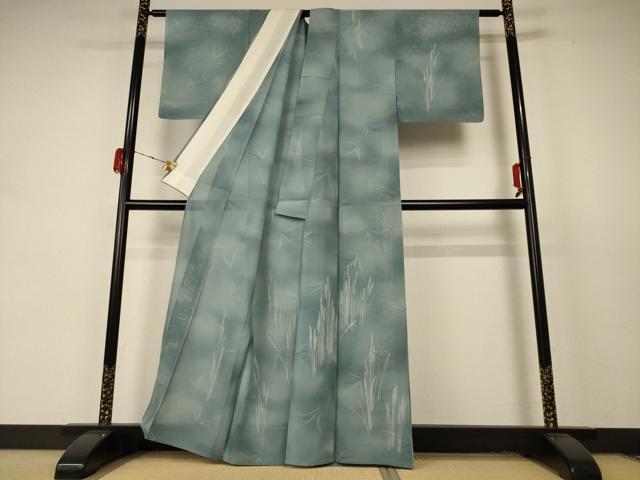 平和屋着物＊夏物 訪問着 絽 草花文 正絹 逸品 AABD4664jd