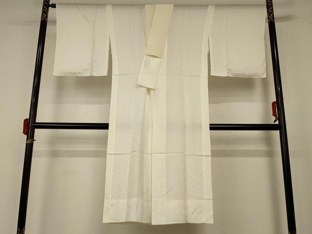 平和屋着物＊夏物 長襦袢 絽 鳥の子色 正絹 逸品 AABD4665jd