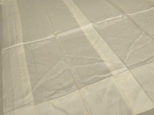 平和屋着物＊夏物 長襦袢 絽 鳥の子色 正絹 逸品 AABD4665jd