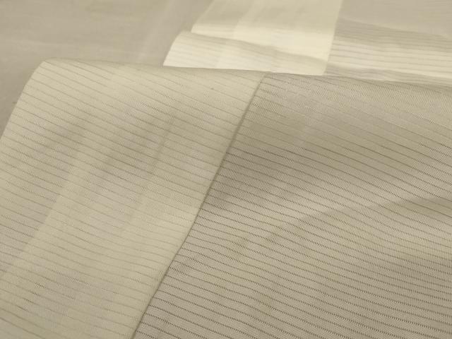 平和屋着物＊夏物 長襦袢 絽 鳥の子色 正絹 逸品 AABD4665jd