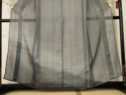 平和屋着物＊夏物 訪問着 紗 霞文 暈し染め 正絹 逸品 AABD4667jd