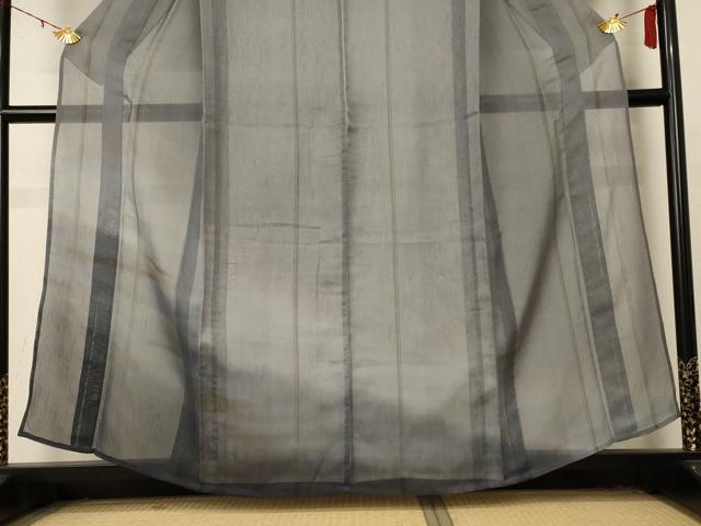 平和屋着物＊夏物 訪問着 紗 霞文 暈し染め 正絹 逸品 AABD4667jd